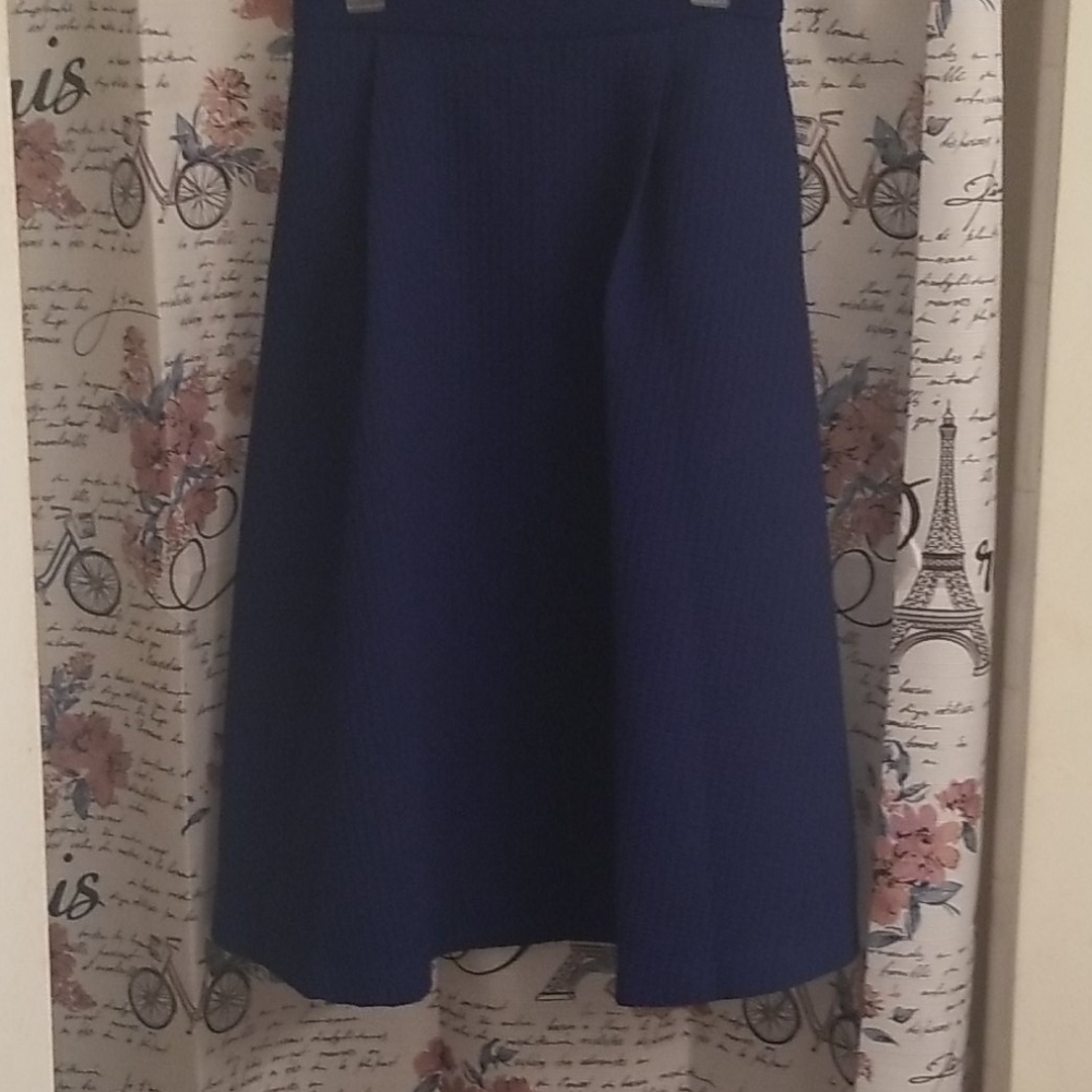 Eva mendez royal blue skirt